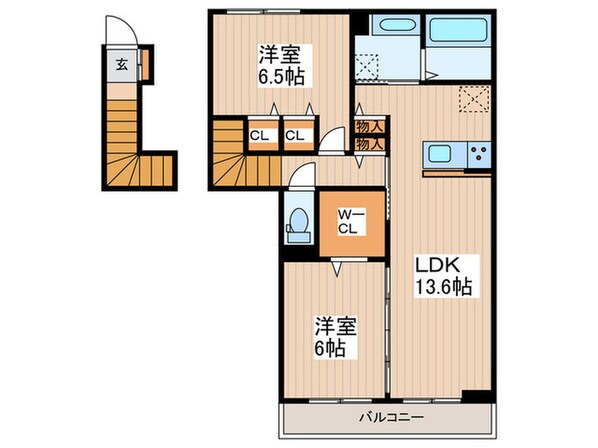 グラナーデ高井戸東の物件間取画像